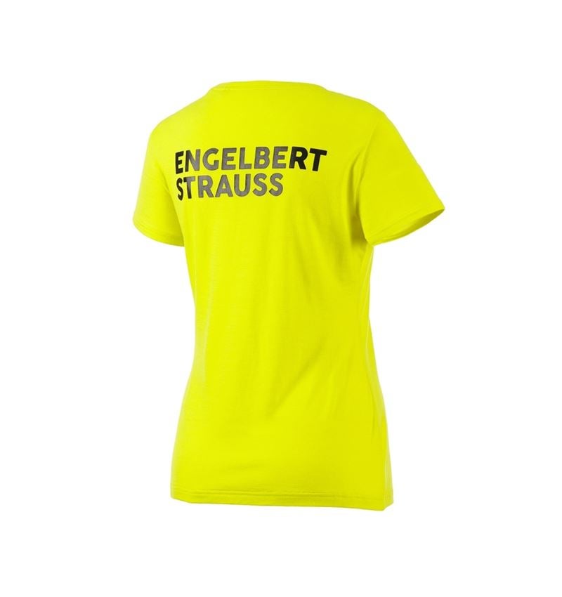 Trička | Svetry | Košile: Tričko Merino e.s.trail, dámská + acidově žlutá/černá 4