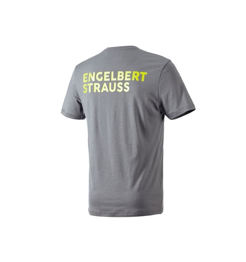 Trička, svetry & košile: Tričko Merino e.s.trail + čedičově šedá/acidově žlutá 3