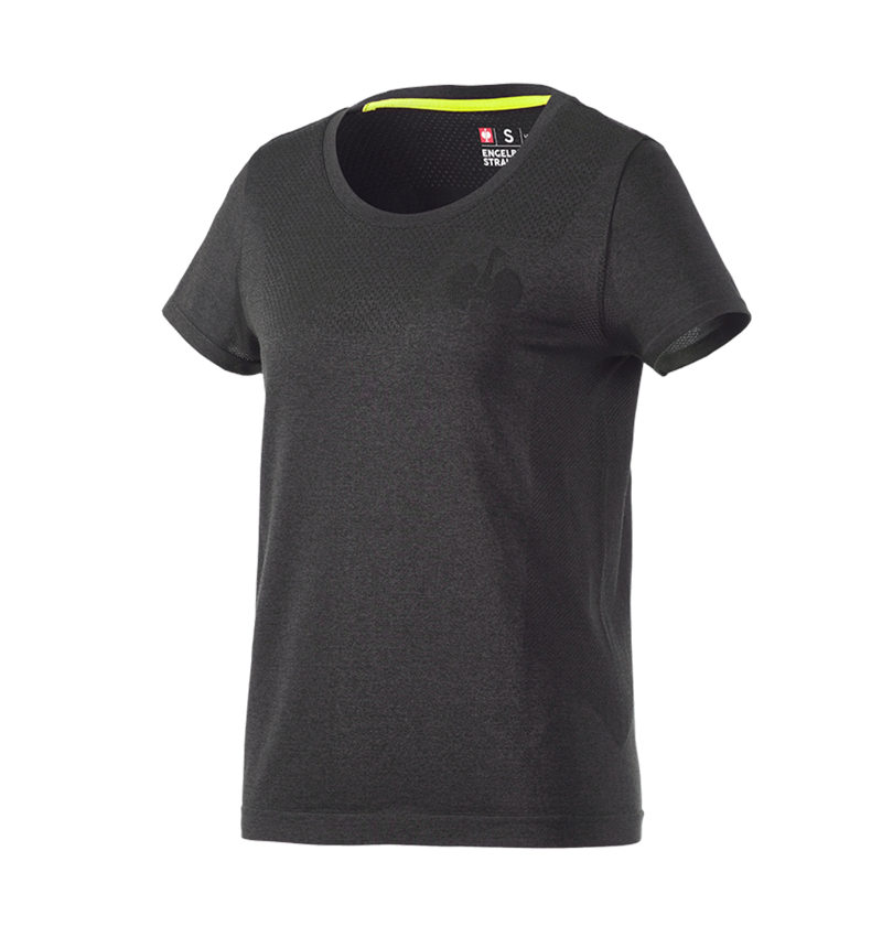 Trička | Svetry | Košile: Tričko seamless e.s.trail, dámská + černá melange 2