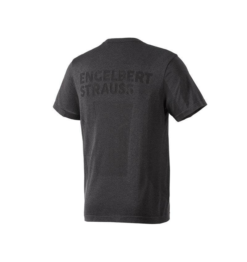 Trička, svetry & košile: Tričko seamless e.s.trail + černá melange 3
