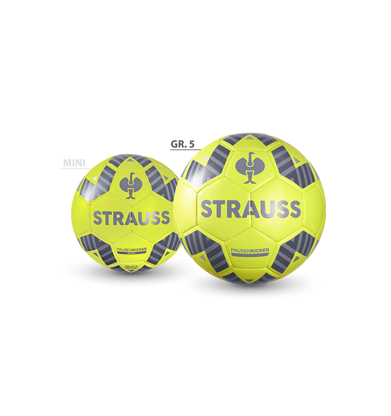 Pro nejmenší: Fotbalový míč STRAUSS + acid yellow