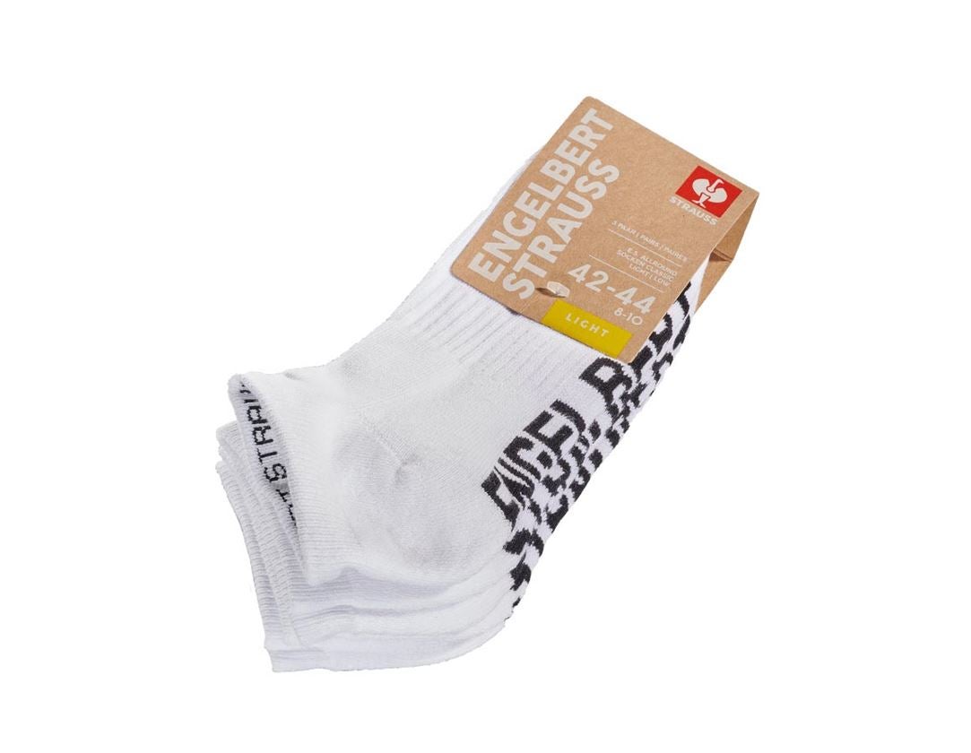 Ponožky | Punčochy: e.s. Víceúčelové ponožky Classic light/low + bílá