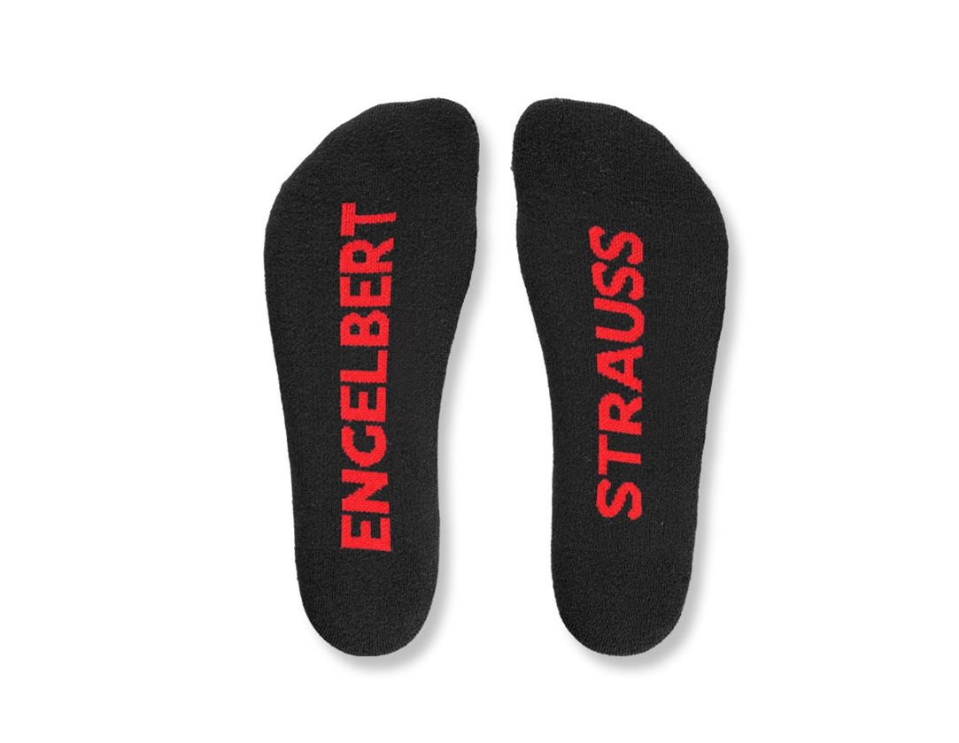 Oděvy: e.s. Celoroční funkční ponožky light/high + černá/strauss červená