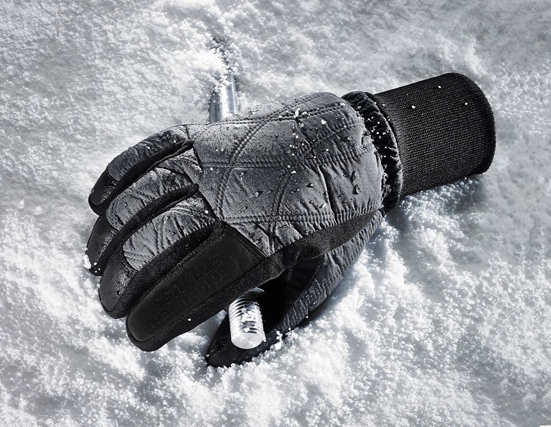 Chlad: e.s. Zimní rukavice Hybrid Ice + grafit melanž