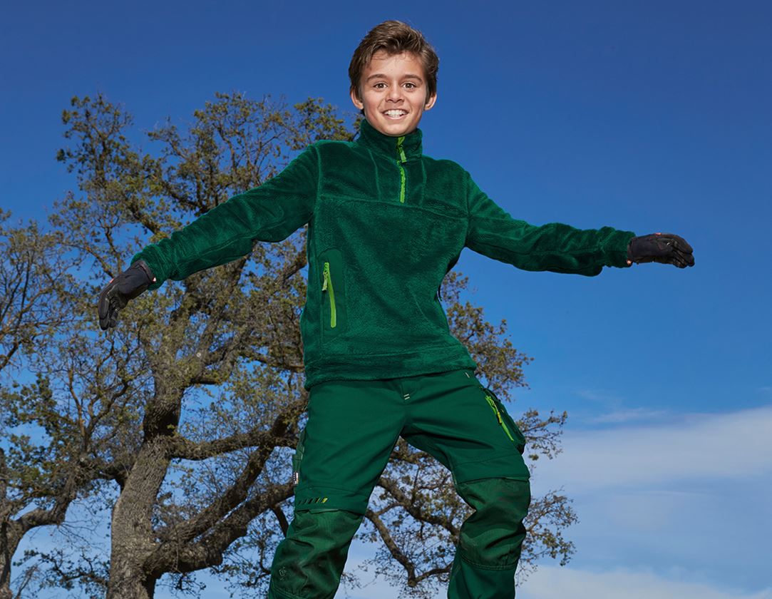 Trička | Svetry | Košile: Troyer Highloft e.s.motion 2020, dětské + zelená/mořská zelená 1