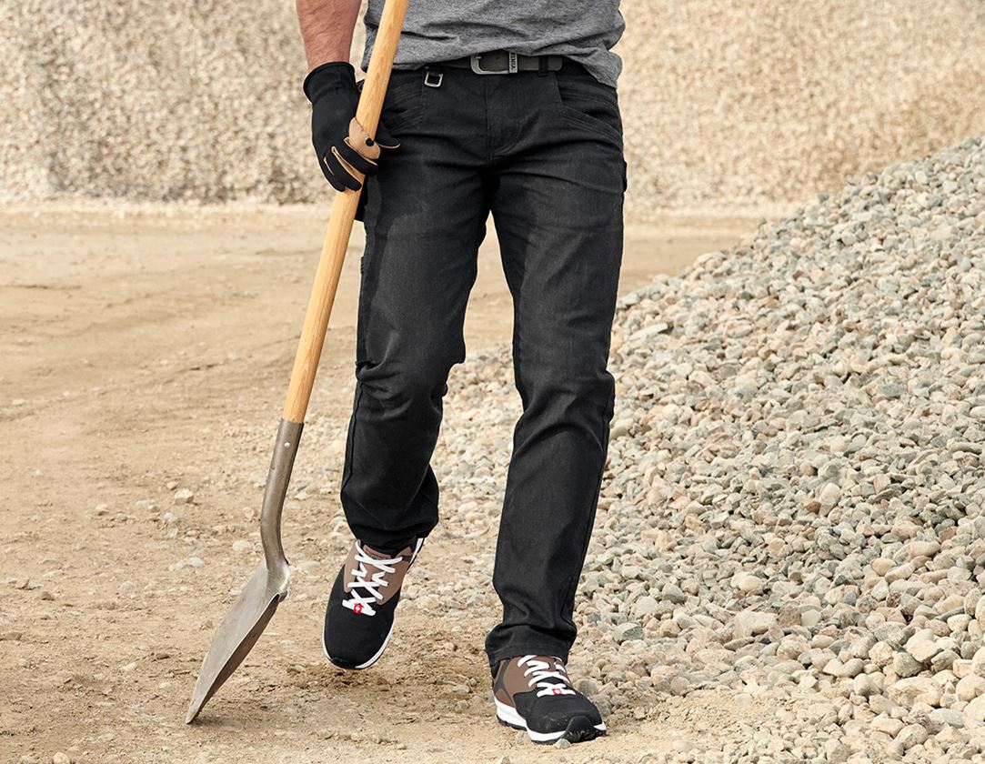 Pracovní kalhoty: Kalhoty s více kapsami e.s.vintage + černá