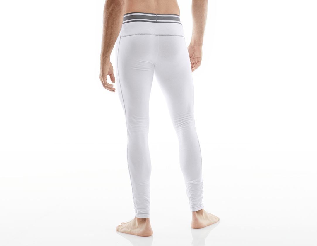 Chlad: e.s. Dlouhé kalhoty z bavlněného streče + bílá 1
