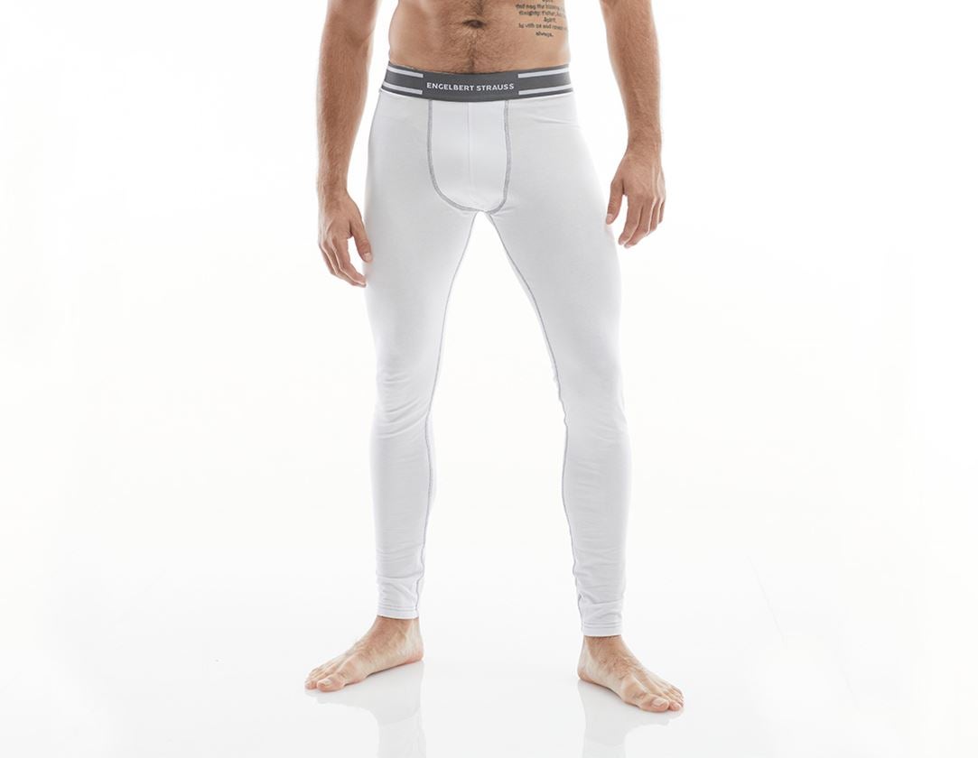 Spodní prádlo | Termo oblečení: e.s. Dlouhé kalhoty z bavlněného streče + bílá