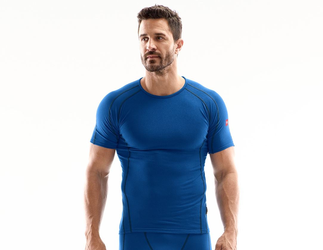 Spodní prádlo | Termo oblečení: e.s. Funkcní-Tricko clima-pro - warm, pánské + enciánově modrá