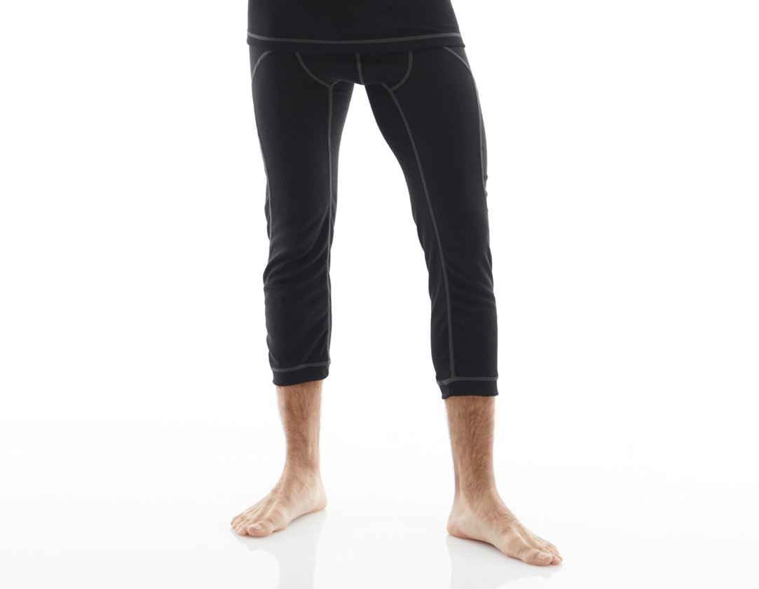 Spodní prádlo | Termo oblečení: e.s. Funkční-3/4 Pants basis-warm + černá 1