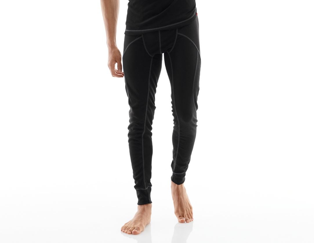 Spodní prádlo | Termo oblečení: e.s. Funkční-Long Pants basis-warm + černá