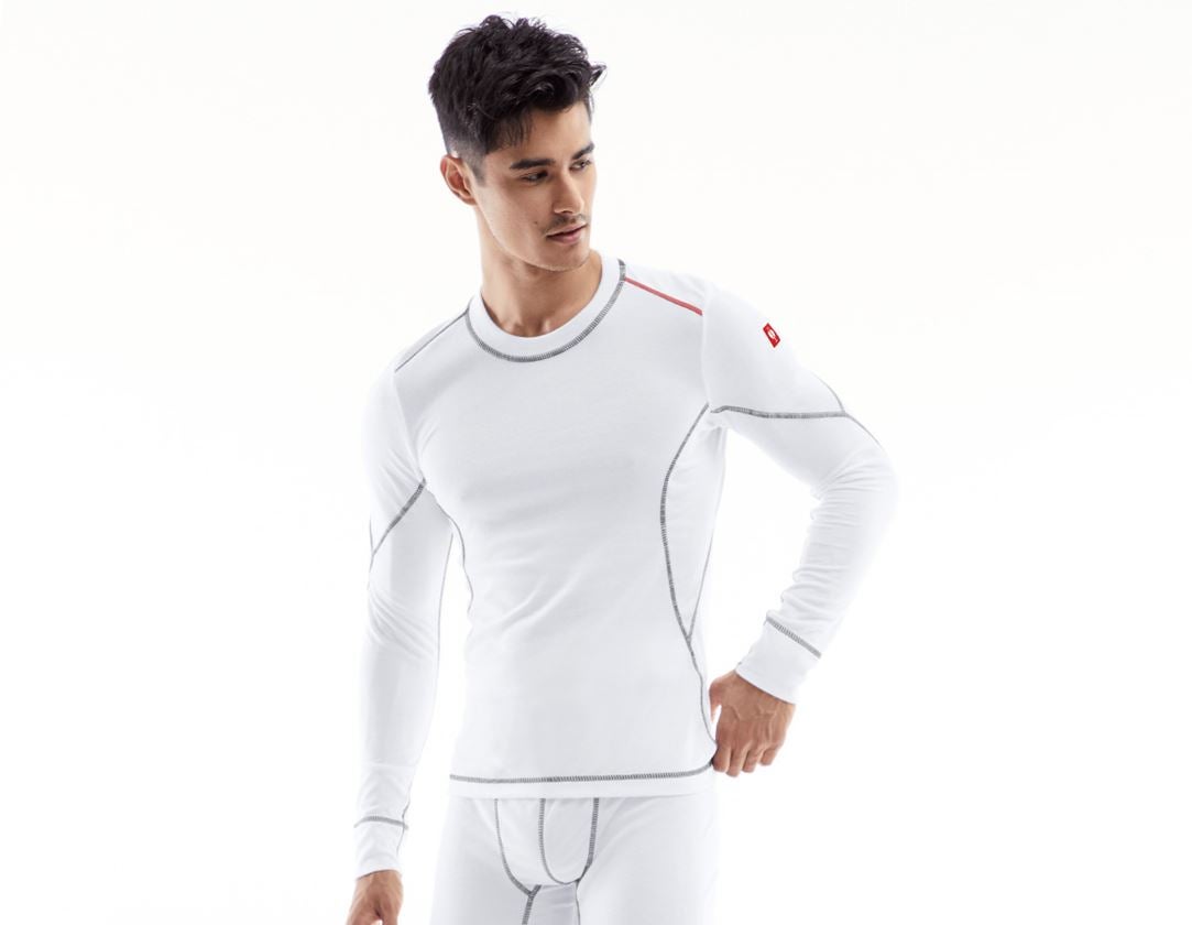 Spodní prádlo | Termo oblečení: e.s. Funkční-triko s dlouhým rukávem basis-light + bílá 1