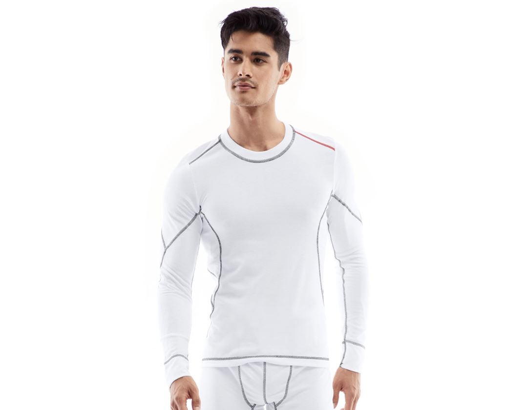 Spodní prádlo | Termo oblečení: e.s. Funkční-triko s dlouhým rukávem basis-light + bílá