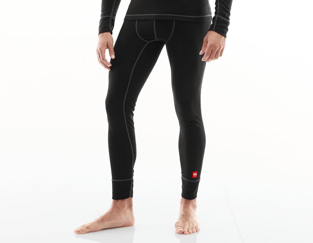 Spodní prádlo | Termo oblečení: e.s. Funkční-Long Pants basis-light + černá