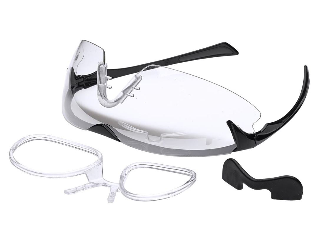 Ochranné brýle: e.s. Ochranné brýle Araki, s držákem skel brýlí + jasná