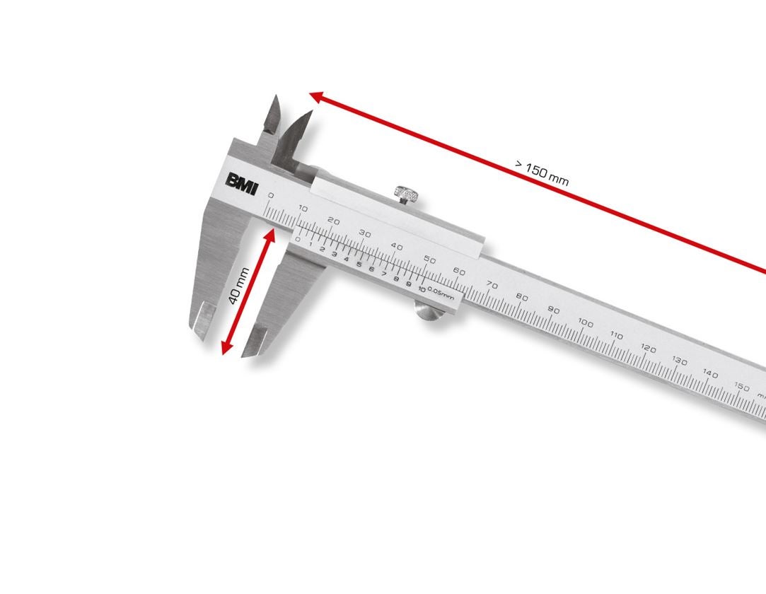 Měřicí nástroje: BMI dílenská posuvná měřítka