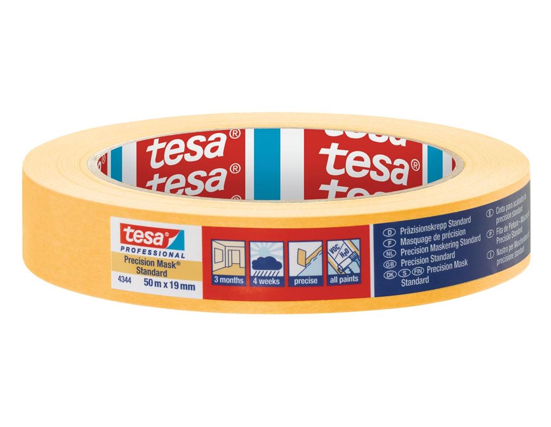 Plastové pásky | krepové pásky: tesa-krepová maskovací malířská páska 4344 stand.