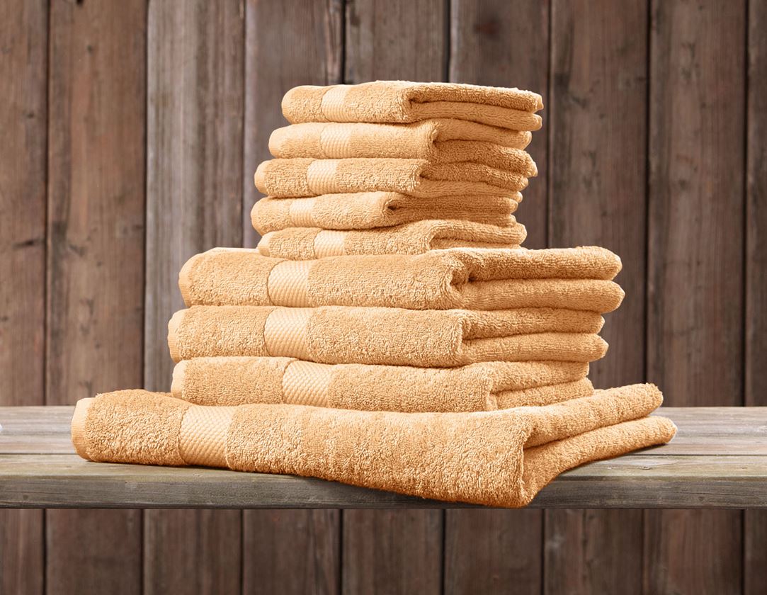 Utěrky: Froté ručník Premium 3 ks v balení + meruňka