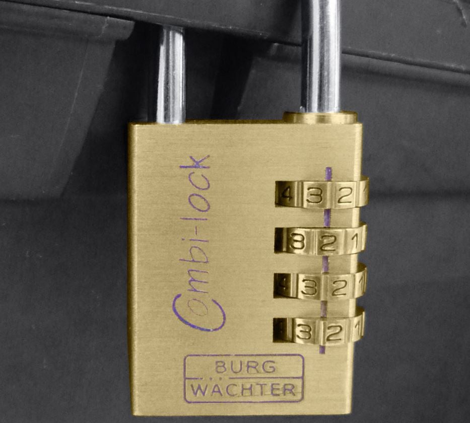 Drobné díly: Burg-Wächter Bezpečnostní heslový zámek Combi Lock