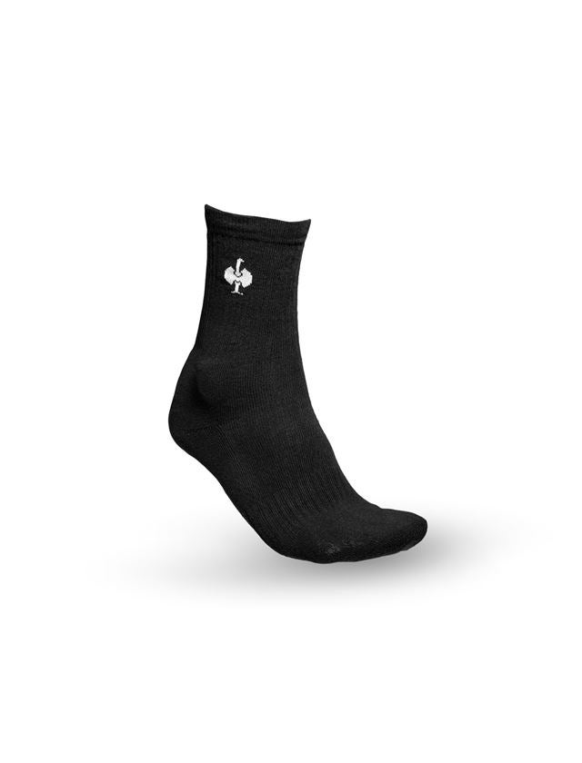 Ponožky | Punčochy: e.s. Víceúčelové ponožky Classic light/high + černá