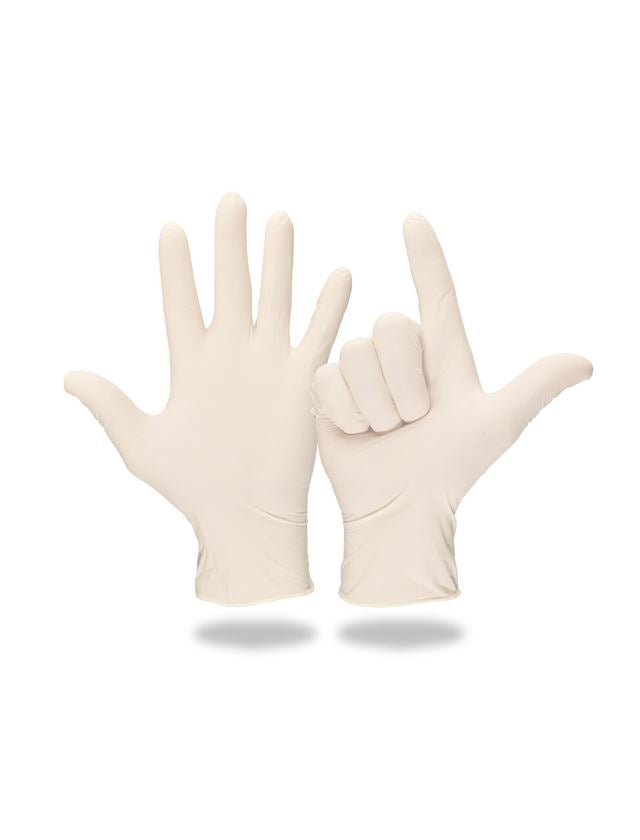 Jednorázové rukavice: Jednorázové latexové rukavice na vyšetření, l. p.
