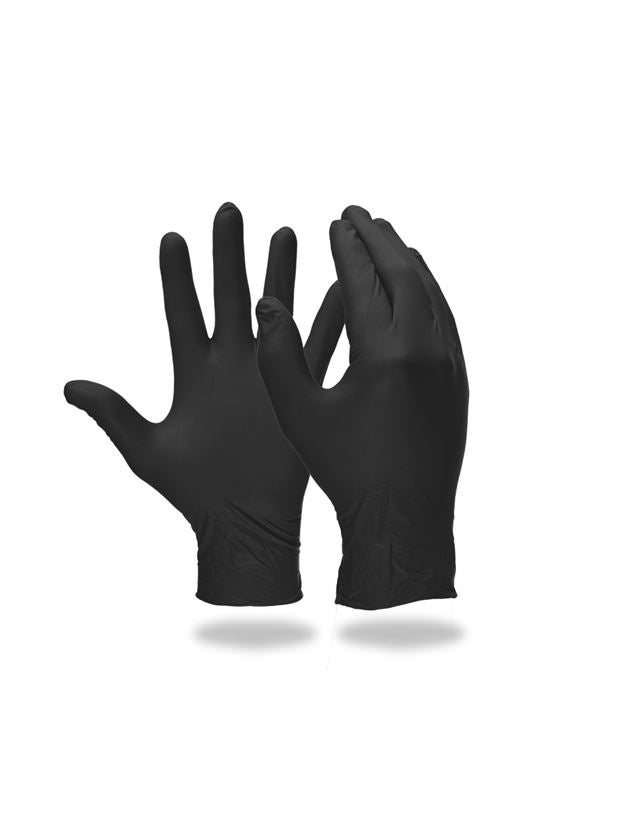 Jednorázové rukavice: Jednorázové latexové rukavice na vyšetření, n. + černá