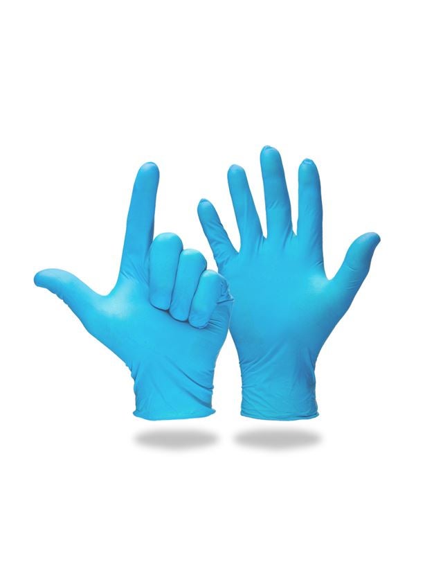 Povrstvené: Jednorázové latexové rukavice na vyšetření, n. + modrá