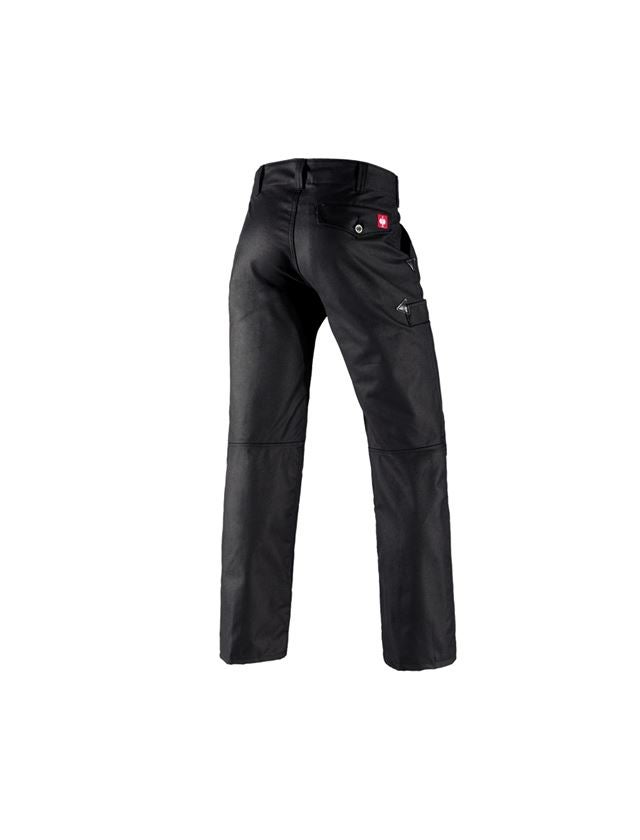 Pracovní kalhoty: e.s. Cechovní kalhoty z moleskinu Torsten, bez r + černá 2