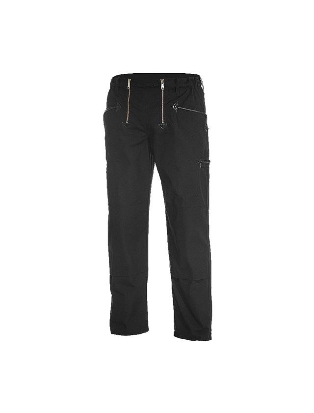 Pracovní kalhoty: Cechovní kalhoty Alois bez rozšířených nohavic + černá 1