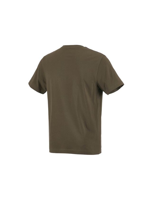 Trička, svetry & košile: e.s. Tričko cotton + olivová 1