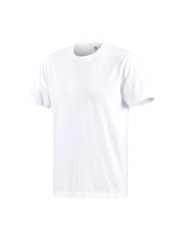 Trička, svetry & košile: e.s. Tričko cotton + bílá 1