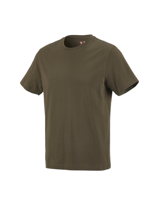 Trička, svetry & košile: e.s. Tričko cotton + olivová