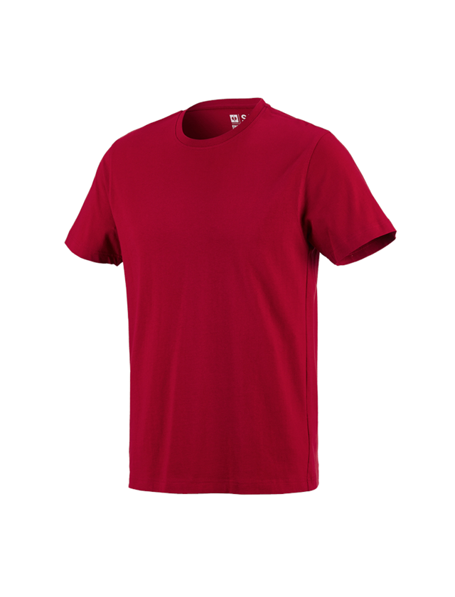 Trička, svetry & košile: e.s. Tričko cotton + červená