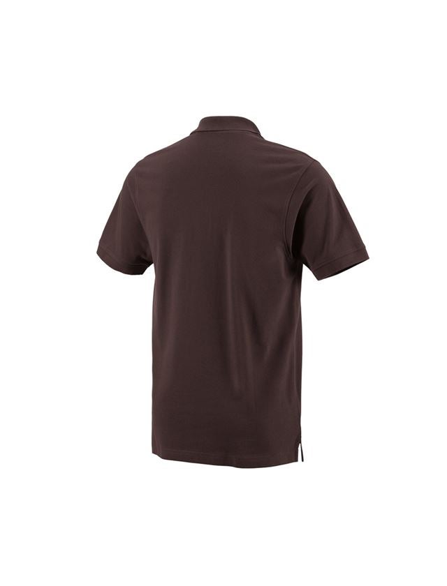 Trička, svetry & košile: e.s. Polo-Tričko cotton Pocket + hnědá 1