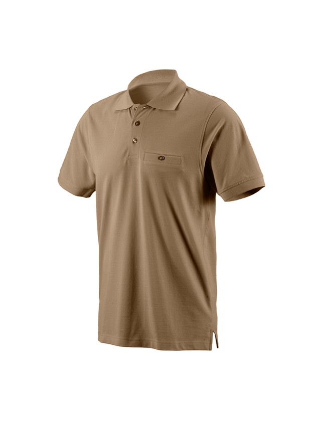Trička, svetry & košile: e.s. Polo-Tričko cotton Pocket + khaki 2
