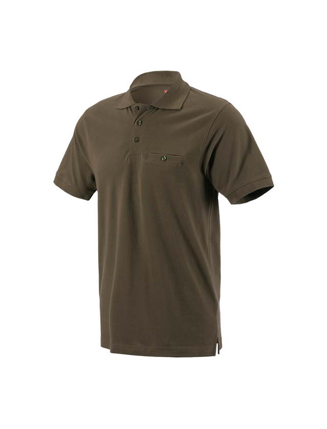 Trička, svetry & košile: e.s. Polo-Tričko cotton Pocket + olivová 1