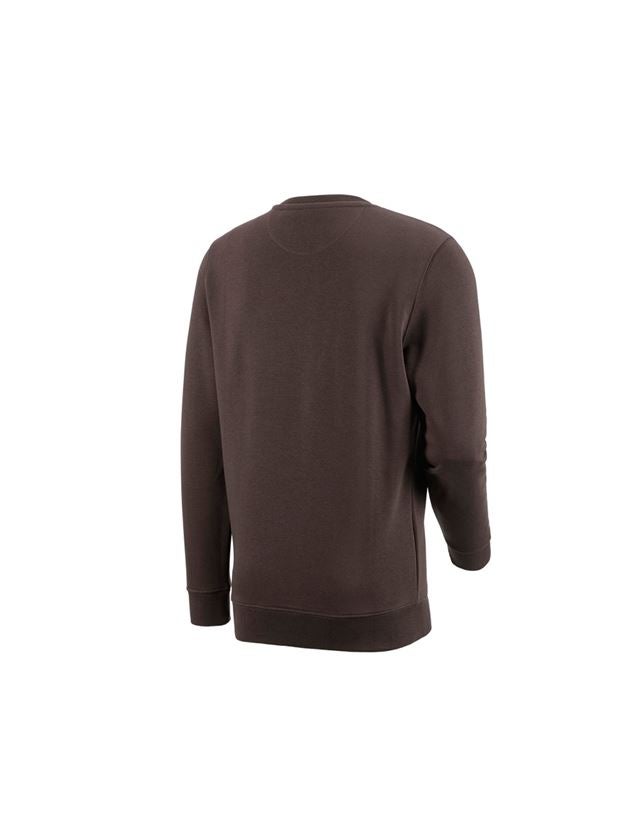 Trička, svetry & košile: e.s. Mikina poly cotton + kaštan 1