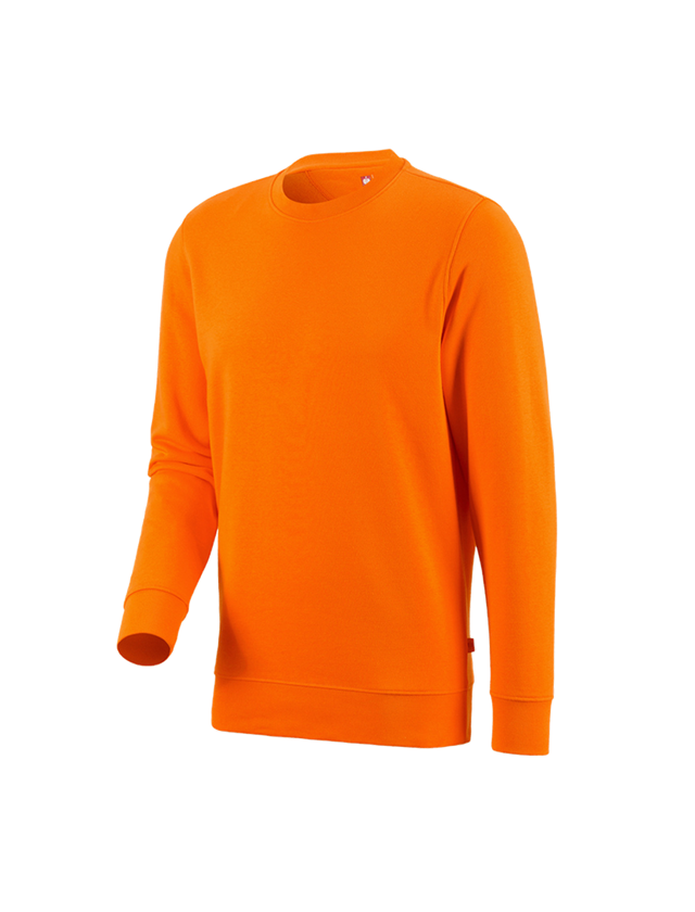 Trička, svetry & košile: e.s. Mikina poly cotton + oranžová