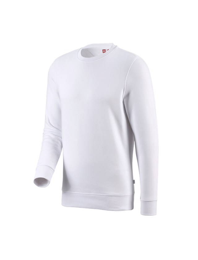 Trička, svetry & košile: e.s. Mikina poly cotton + bílá 2