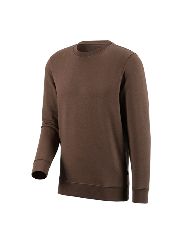 Trička, svetry & košile: e.s. Mikina poly cotton + lískový oříšek 2