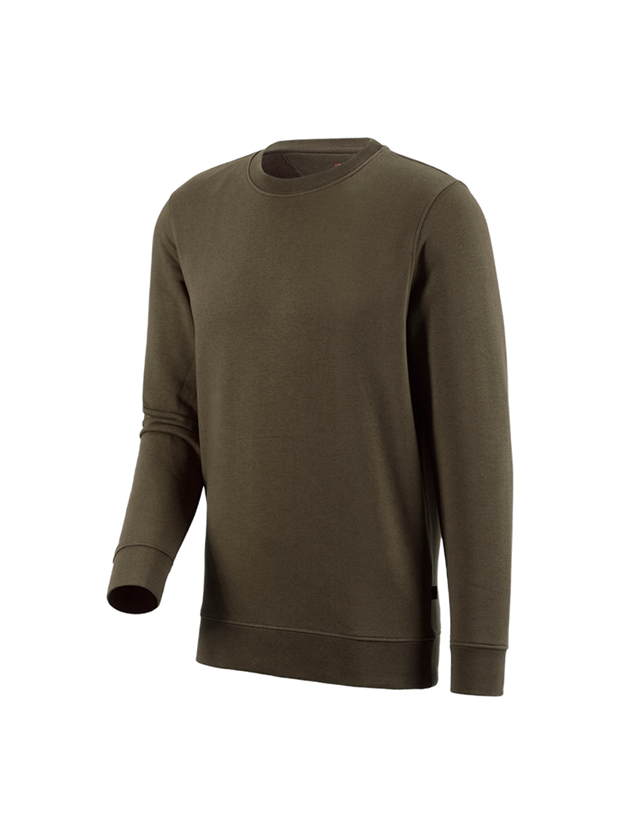 Trička, svetry & košile: e.s. Mikina poly cotton + olivová 1