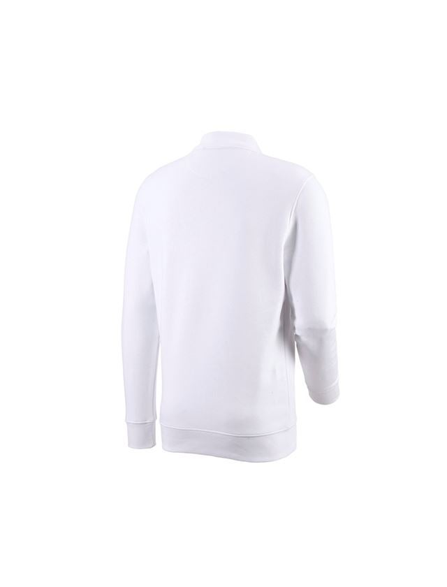 Trička, svetry & košile: e.s. Mikina poly cotton Pocket + bílá 1