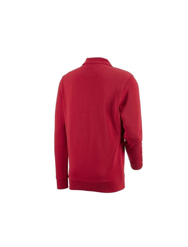 Trička, svetry & košile: e.s. Mikina poly cotton Pocket + červená 1