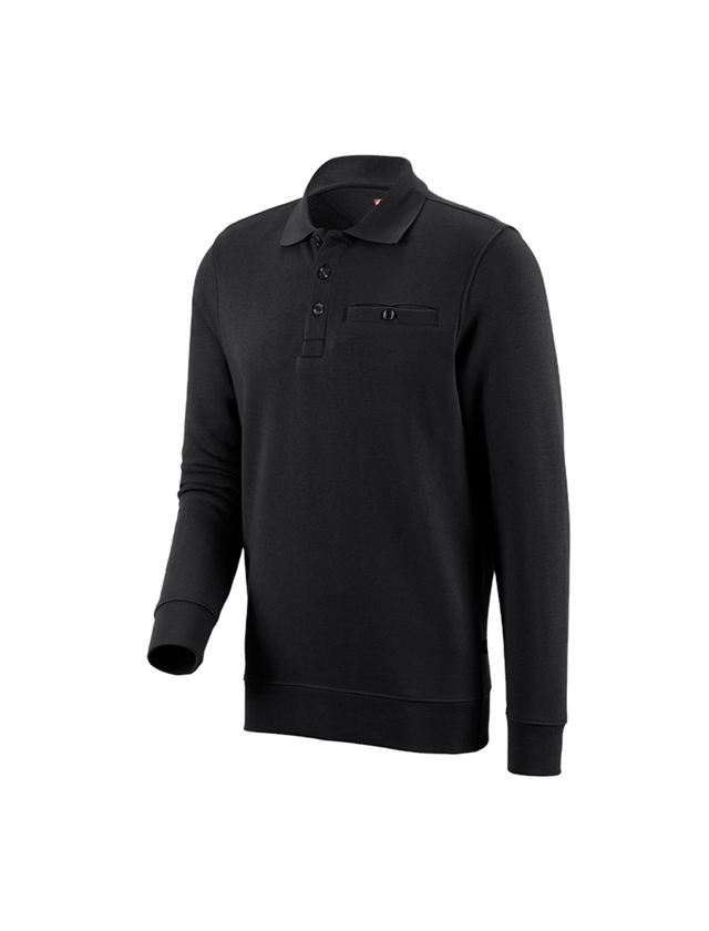 Trička, svetry & košile: e.s. Mikina poly cotton Pocket + černá 1