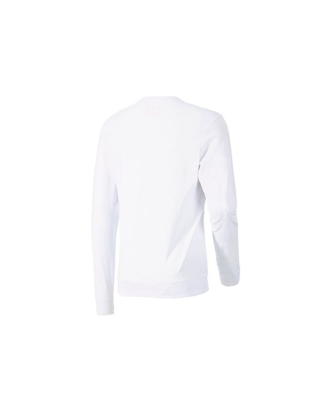 Trička, svetry & košile: e.s. triko s dlouhým rukávem cotton stretch + bílá 2