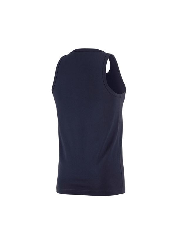 Trička, svetry & košile: e.s. Athletic- Tílko cotton + tmavomodrá 1