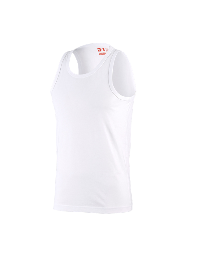 Trička, svetry & košile: e.s. Athletic- Tílko cotton + bílá 1