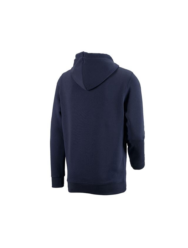Trička, svetry & košile: e.s. Mikina s kapucí poly cotton + tmavomodrá 1