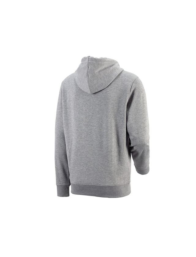 Trička, svetry & košile: e.s. Mikina s kapucí poly cotton + šedý melír 2