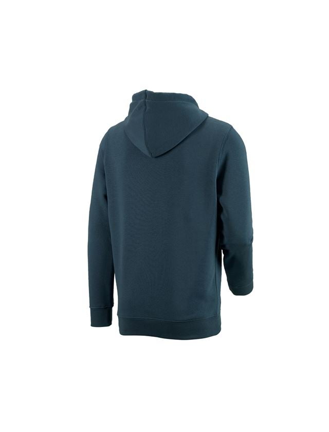 Trička, svetry & košile: e.s. Mikina s kapucí poly cotton + mořská modrá 1